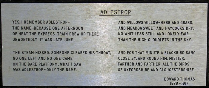 poem Adlestrop